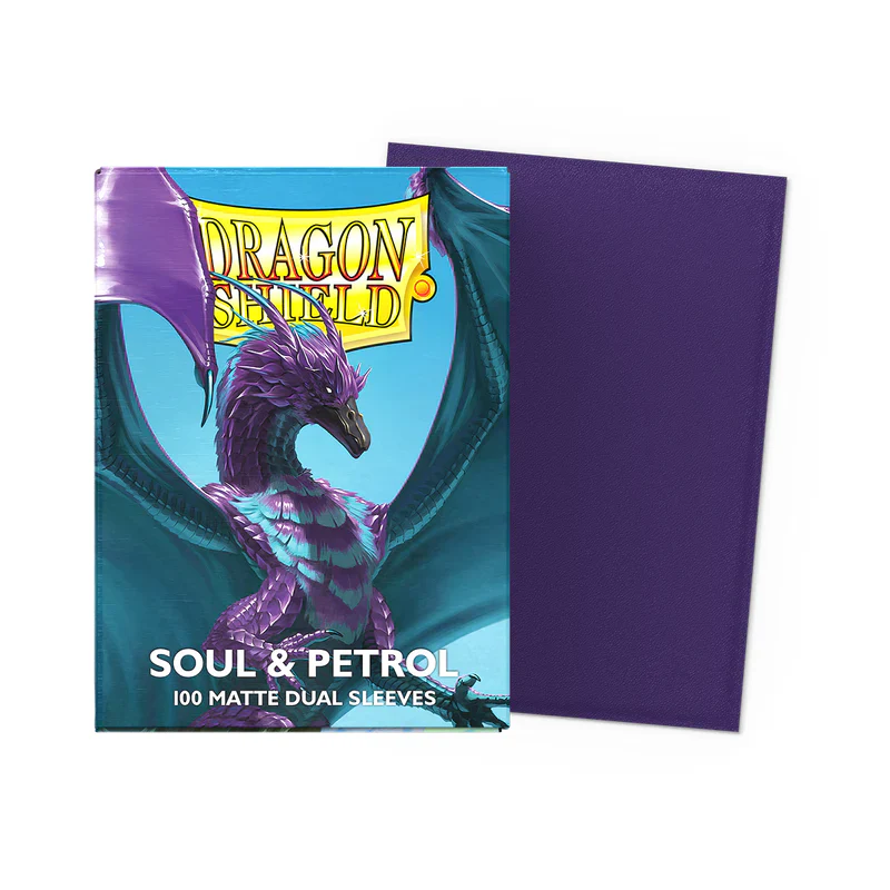 Dragon Shield Card Sleeves - Dual Matte (Soul & Petrol)
