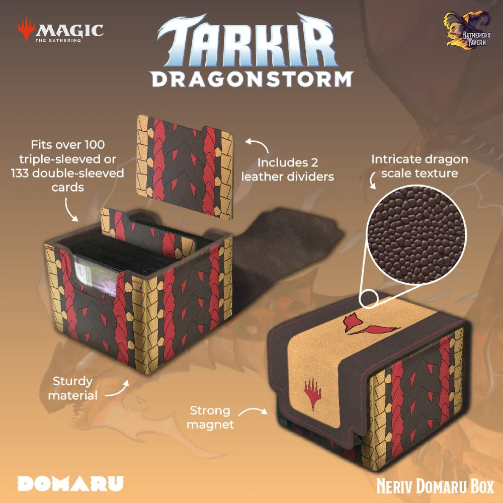 Gatherers' Tavern - Magic the Gathering Tarkir Dragonstorm Domaru Deck Box (Variants) - Image 2