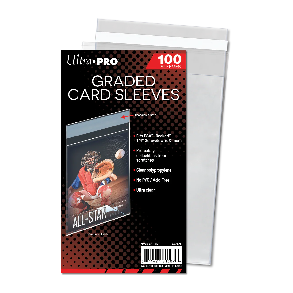 Ultra PRO Graded Card Resealable Sleeves (100ct)